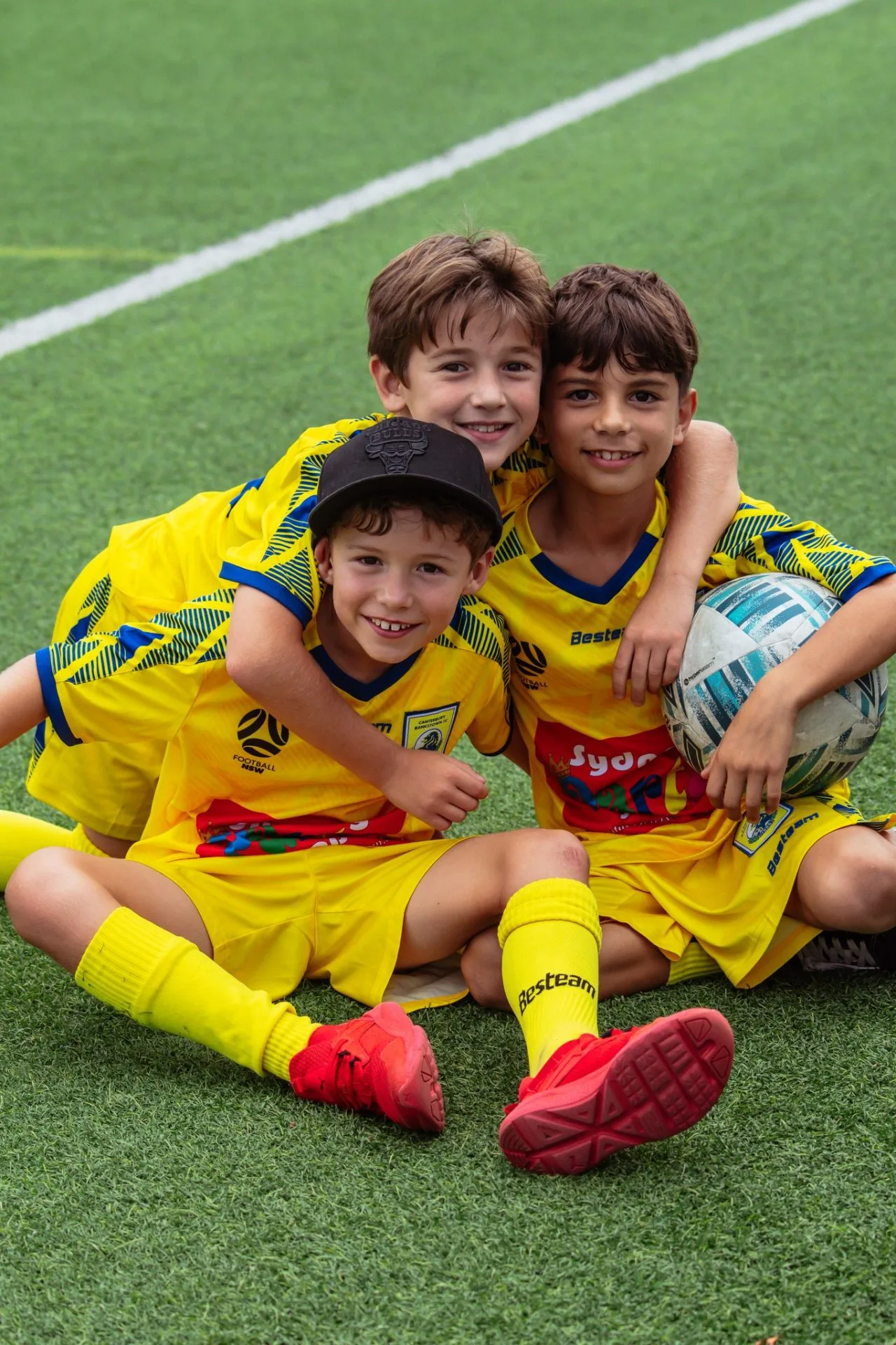 CBFC junior players in full kit